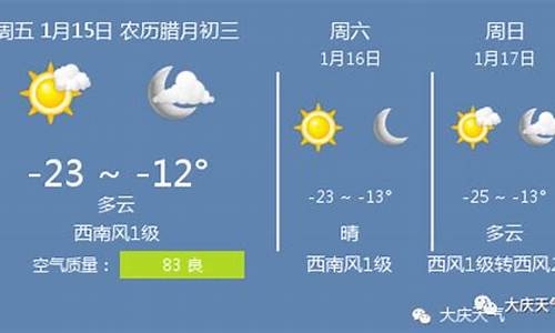 大庆天气预报15天气预报查询_大庆天气预报15天查询最新消息