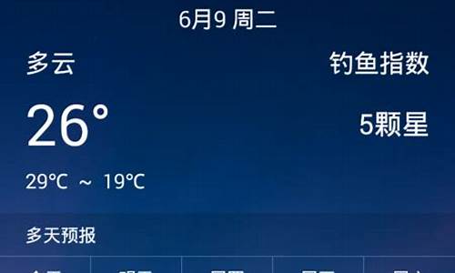 钓鱼天气指数_钓鱼天气指数下载