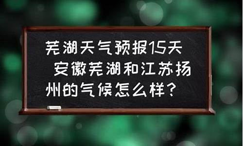 芜湖天气预报查询一周15天气预报_芜湖天气预报15天当地天气查询