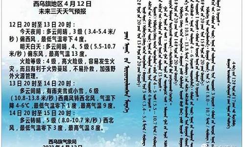 西乌旗天气预报15天气温_西乌旗天气预报15天